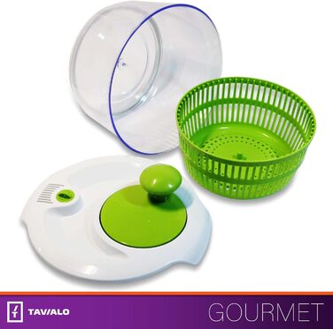 Сушарка для салату маленька 2,6 л з кришкою, Tavialo