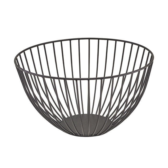 Кошик 24*13 см, чорний, металевий, GenWare