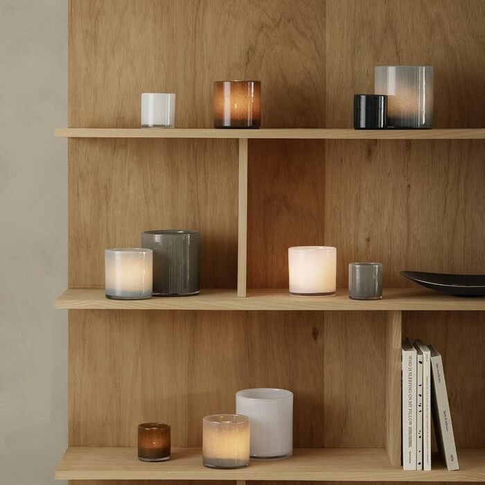 Свічник скляний, розмір L, 15 x 16 см Tan SAGA Blomus