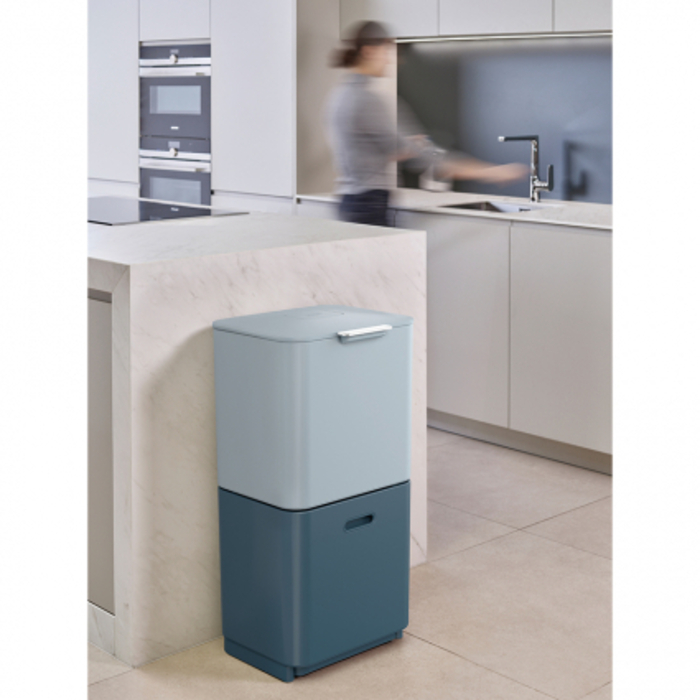 Контейнер для сміття з двома баками 60 л Totem Max Sky Joseph Joseph