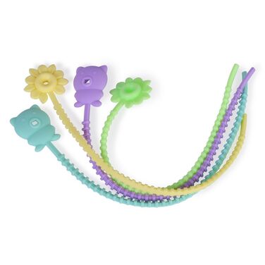 Набор стяжек для рулетов и пакетов Fissman 25 см; 27 см (7476)