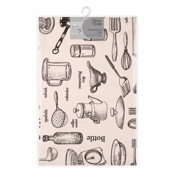 ARDESTO Набір серветок сервірувальних Kitchen, 30х45см, 2шт, 90% поліестер, 10% бавовна