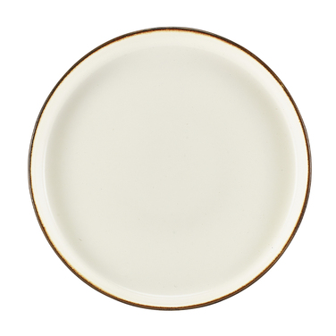 Тарілка презентаційна з бортиком двокольорова 18*2.6 см, Terra Porcelain Aqua Blue, GenWare