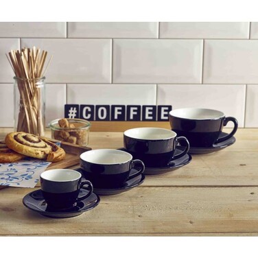 Чашка 175 мл, черная, Color Tea, GenWare