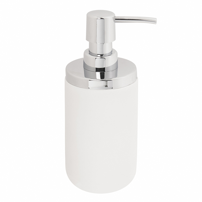 Диспенсер для рідкого мила 7х10х18 см білий-хром Junip Umbra