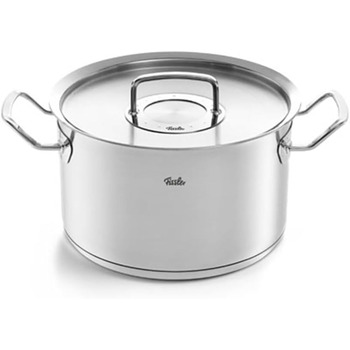 Каструля Fissler Original-Profi Collection/Нержавіюча сталь (Ø 4 л) Каструлі з металевою кришкою, внутрішня вага, Зроблено в Німеччині - Індукційна (6,3 літра)