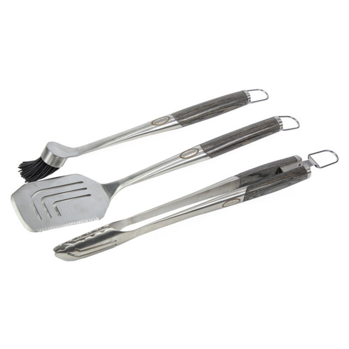 Набір інструментів для гриля, щипці, лопатка, щітка Louisiana Grills