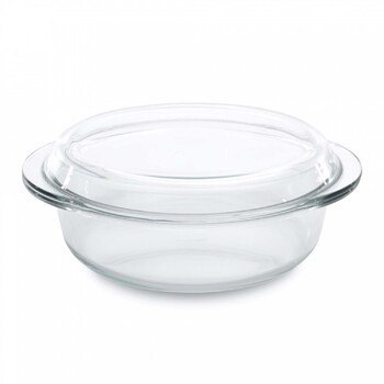 Форма для запікання з кришкою BergHOFF, скляна, 30 х 26,5 см, 3,0 л