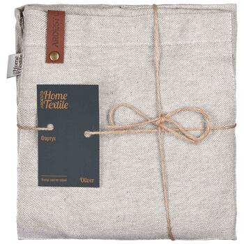 ARDESTO Фартук Oliver, 100% хлопок, серый светлый