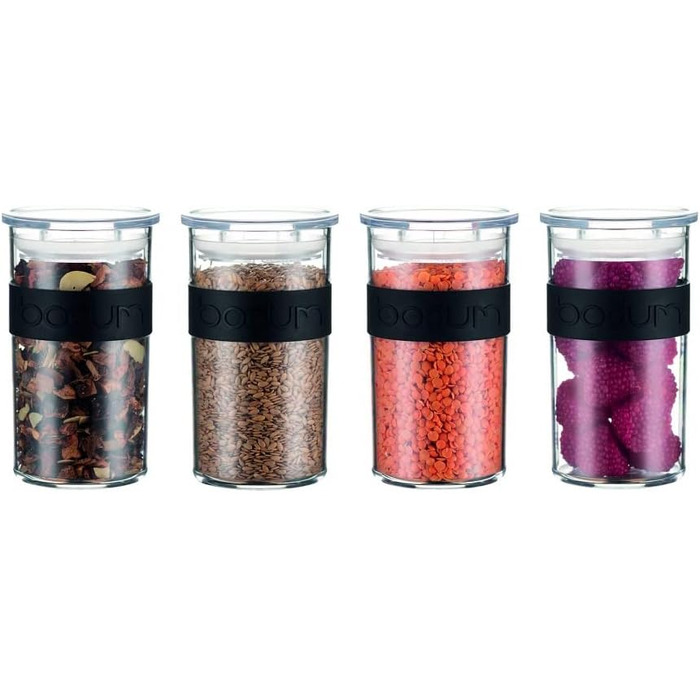 Емкости для хранения 0,25 л 4 шт Presso Bodum