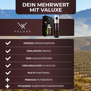 Масляный распылитель для растительного масла и уксуса с защитой от ультрафиолета Стекло и распылительный фильтр - Бутылка с масляным распылителем из нержавеющей стали в белоснежном цвете - Точный распылитель оливкового масла, распылитель масла, распылител