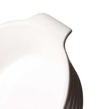 Кругла форма для запікання Fissman 12х4,5 см / 220 мл порцеляна ціна за шт (14168)