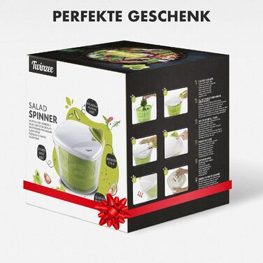 Спіннер для салату 5 л Twinzee