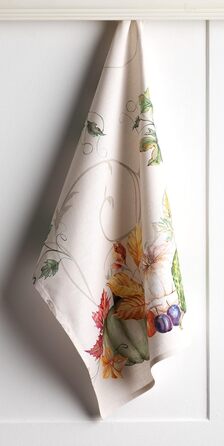 Набір із 3 багатоцільових кухонних рушників Барних рушників День подяки/Різдво (50 см x 70 см) (18 - Lumina, 50 x 70 см (Набір із 3 шт.)), 39 Hermine Noel