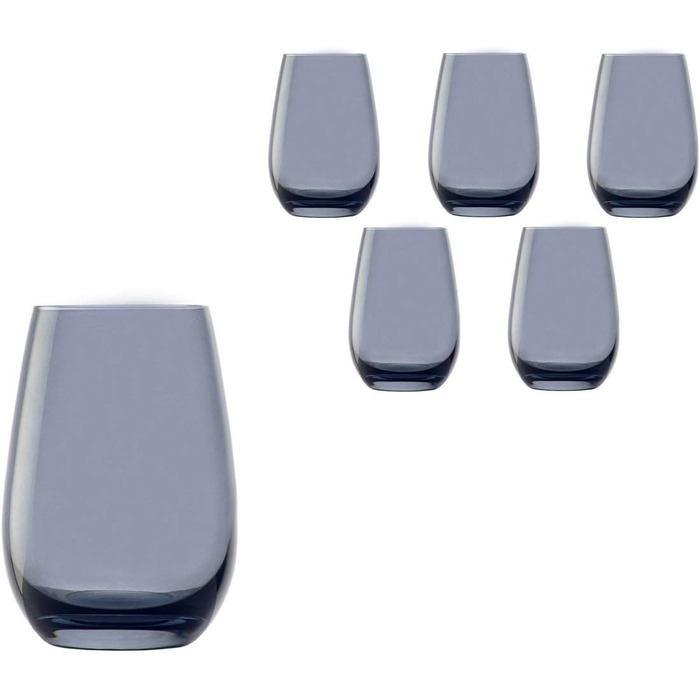 Склянки 465 мл, набір 6 предметів, димчасто-сірий Elements Stölzle Lausitz