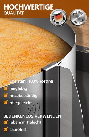 Кольцо для выпечки 8,5 см раздвижное 16-30 см 4smile