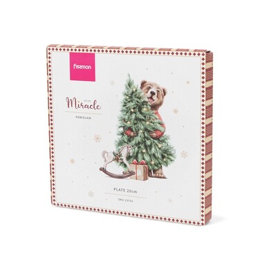 Тарілка Fissman 20 см MIRACLE порцеляна (13753)