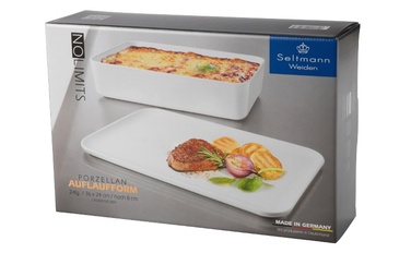 Форма для запікання з кришкою 36 х 24 х 8 см, біла No Limits Seltmann