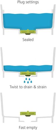 Контейнер для миття посуду 9 л, темно-сірий Wash&Drain Joseph Joseph