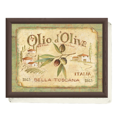 Поднос с подкладкой Kitchen Craft Olio d'Oliva, 44 x 34 см
