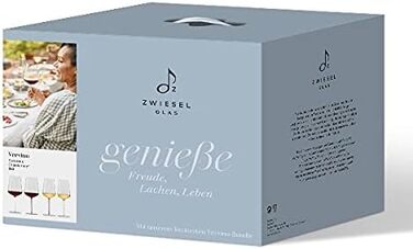 Набір келихів для червоного та білого вина, 4 предмети, Vervino Zwiesel Glas