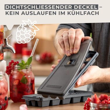 Форма для льоду з герметичною кришкою FACKELMANN