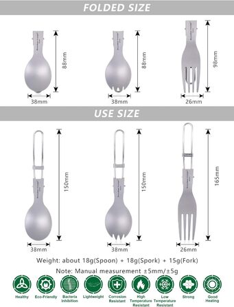 Набір столових приборів для подорожей Ti1026T Boundless Voyage