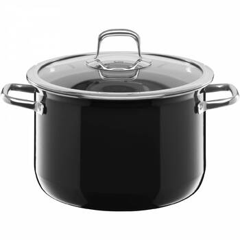 Каструля висока 24 см, чорна Compact Silit