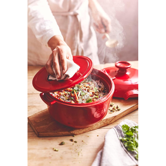 Кокот для рису 2,5 л, бордовий Emile Henry