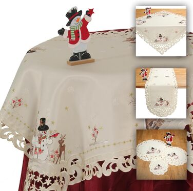 Різдвяна скатертина 38 x 108 см, овальна HanaQi