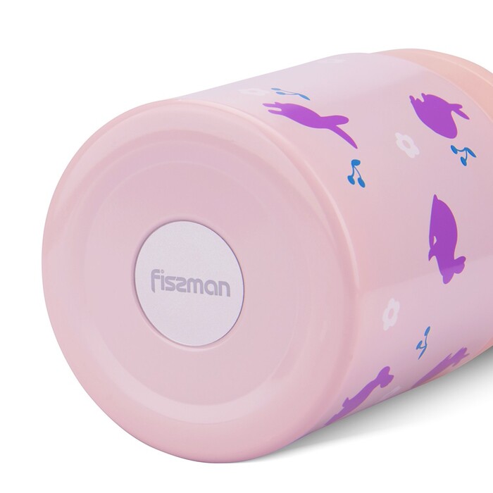 Термос для їжі Fissman 350 мл рожевий (9679)