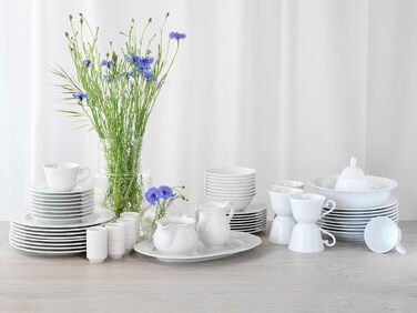 Набір посуду на 8 персон, 61 предмет, білий Arianne Creatable