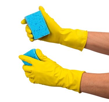 Рукавички для миття посуду 3 пари L SteadMax