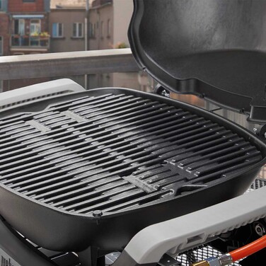 Газовый гриль Weber Q1200N Black с боковыми столиками 1501070 Код: 012982