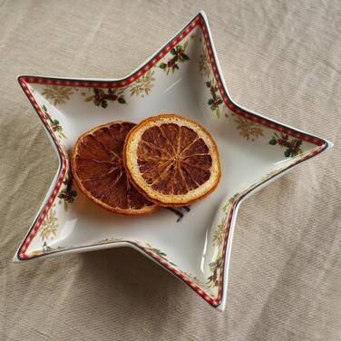 Блюдо Fissman CHRISTMAS 19 см в форме звезды фарфор (13789)