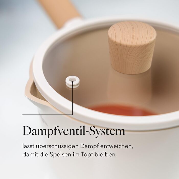 Сотейник 1,6 л зі скляною кришкою 16 см Nube FLORINA