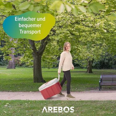 Автохолодильник 40 л червоний Arebos