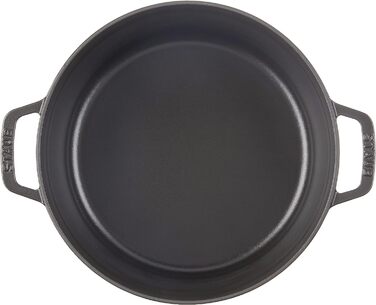 Кокот круглый 26 см, черный Staub