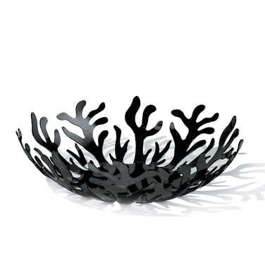 Ваза для фруктів 21х9,5 см чорна Mediterraneo Alessi