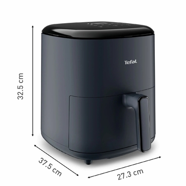 Tefal Мультипіч Easy Fry Max, 1500Вт, чаша-5л, сенсорне керув., 10 програм, пластик, чорний