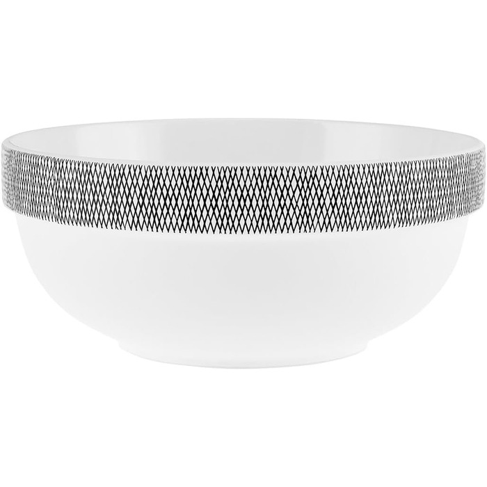 Набір кістяного посуду Karaca Streamline Fallon нового покоління, 59 предметів, 12 персон, новий кістяний обідній сервіз, виготовлення та дизайн, декоративний, натуральний, їдальня