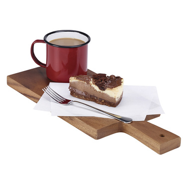 Дошка для подачі 38*15*2 см, з ручкою, акація, GenWare