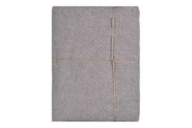 ARDESTO Скатерть Oliver, серый, D-200 см, 100% хлопок