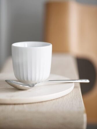 Чайник Khler 1,2 л Hammershøi легендарний дизайн поза часом для чаю, білий (15 см, синій)