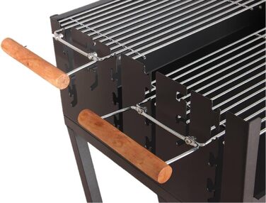 Портативний гриль з 2 рішотками  з регульованою висотою House Brigida Tarrington House