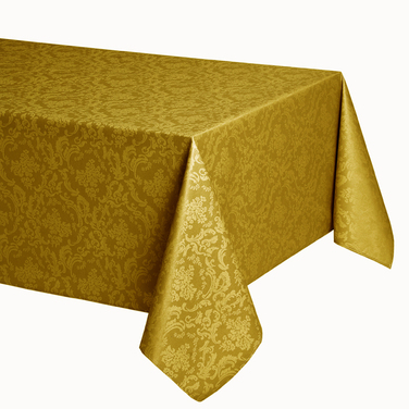 Скатертина Atenas Home Textile Ariadna Mostaza, бавовна з покриттям