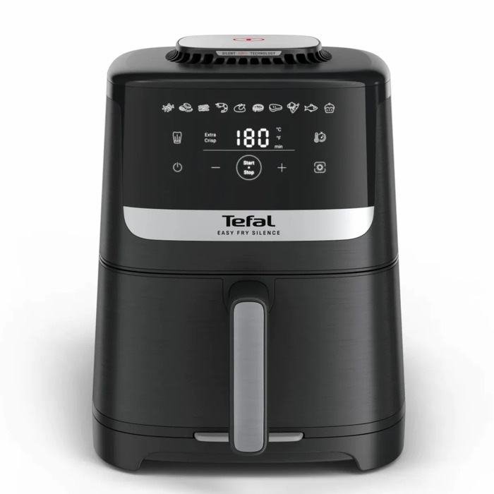 Tefal Мультипіч Easy Fry Silence, 1670Вт, чаша-5л, сенсорне керув., 10 програм, пластик, чорний
