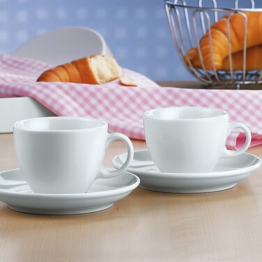 Кавовий сервіз 18 предметів білий Lukullus Seltmann