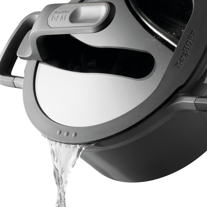 Кастрюля с антипригарным покрытием BergHOFF STAY COOL, серый, диам. 28 см, 7,3 л