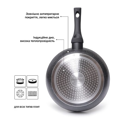 Сковорідка Fissman FIORE 28 см індукційна (4624)